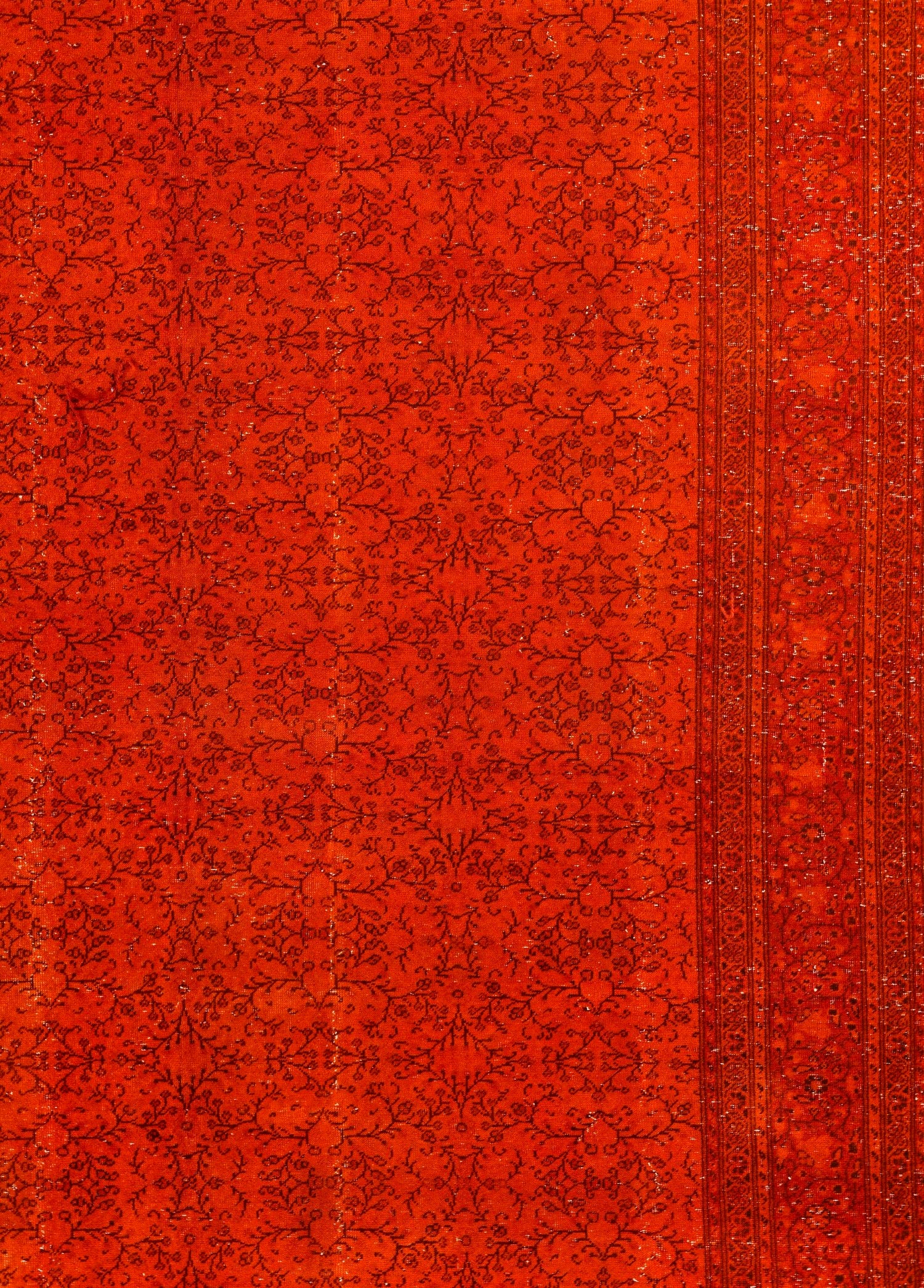 Sunset Petals Vintage Hand-Woven Wool Carpet 296x192 cm