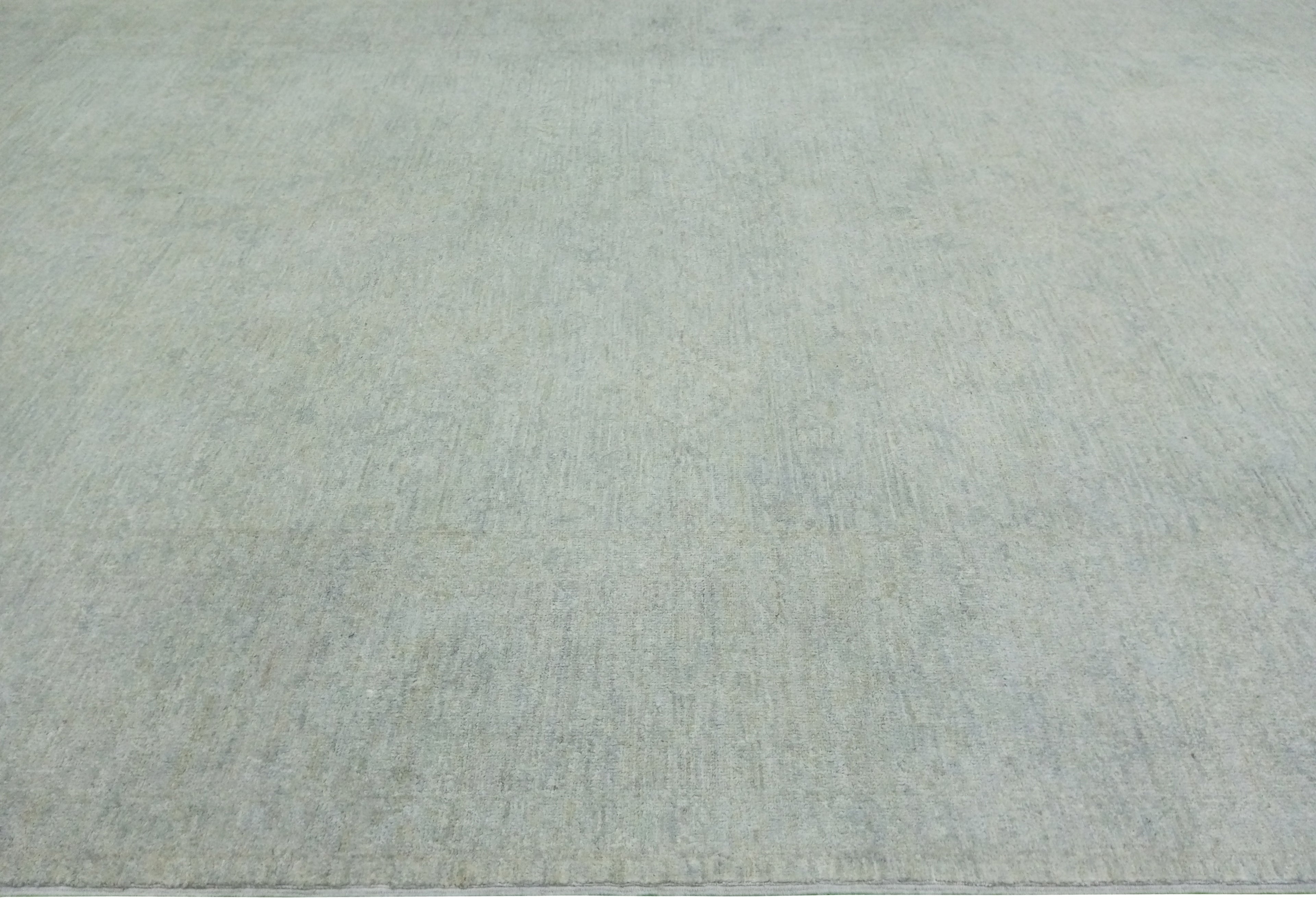 Olive Dusk Hand-Woven Wool Carpet 294x192 cm