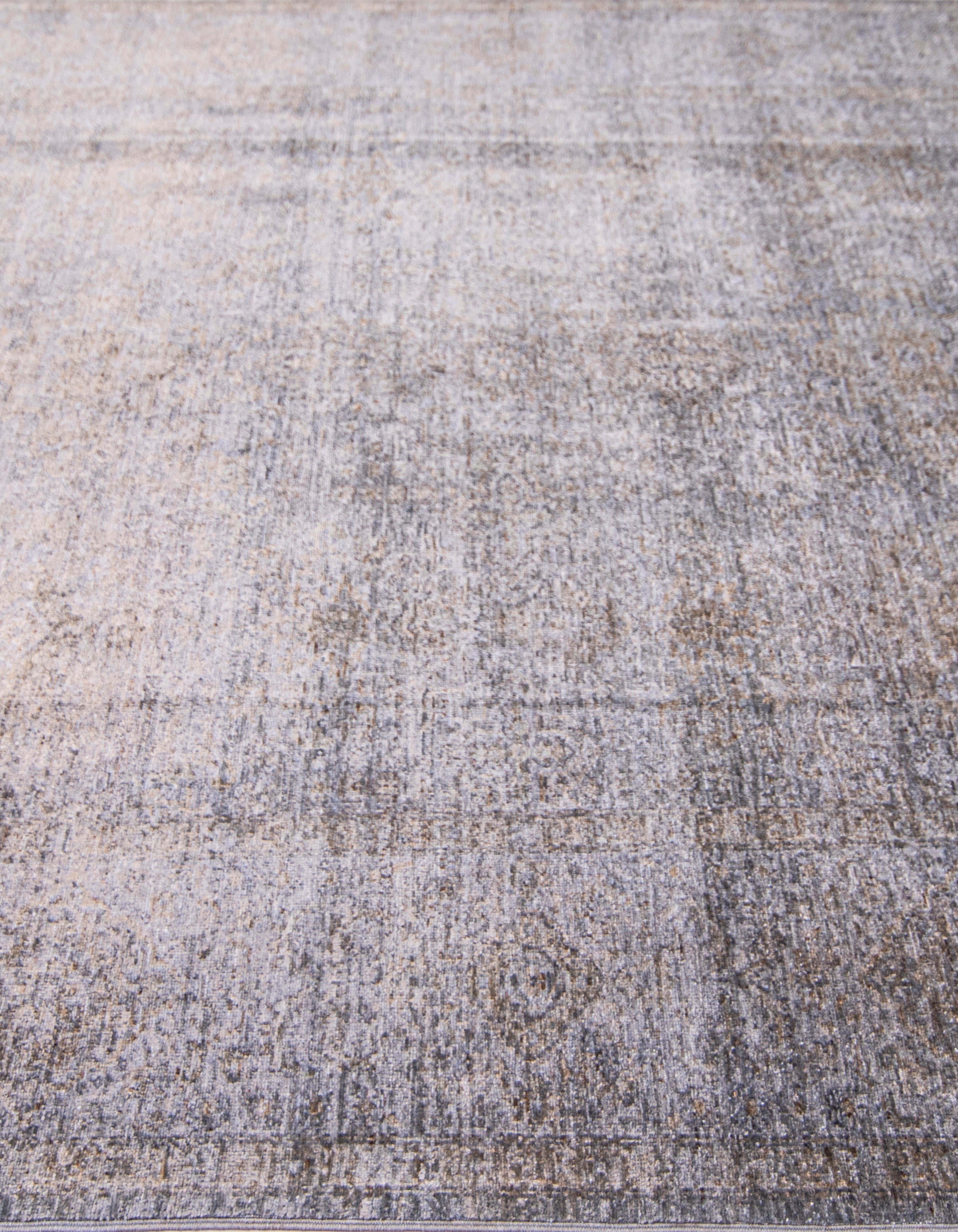 Vanilla Smoke Hand-Woven Wool Carpet 302x213 cm