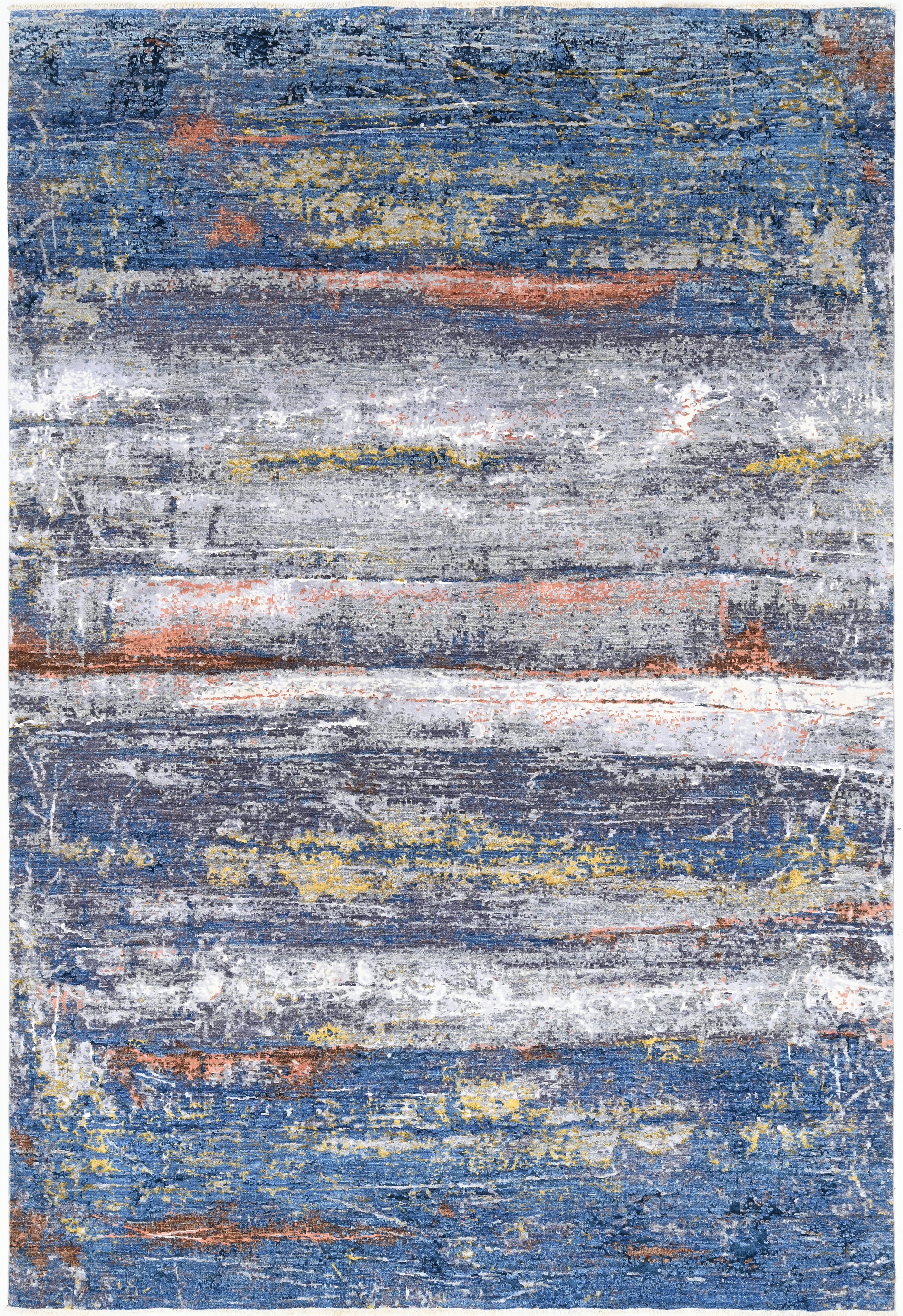 Muse Hand-Woven Wool and Silk Carpet 298x201 cm