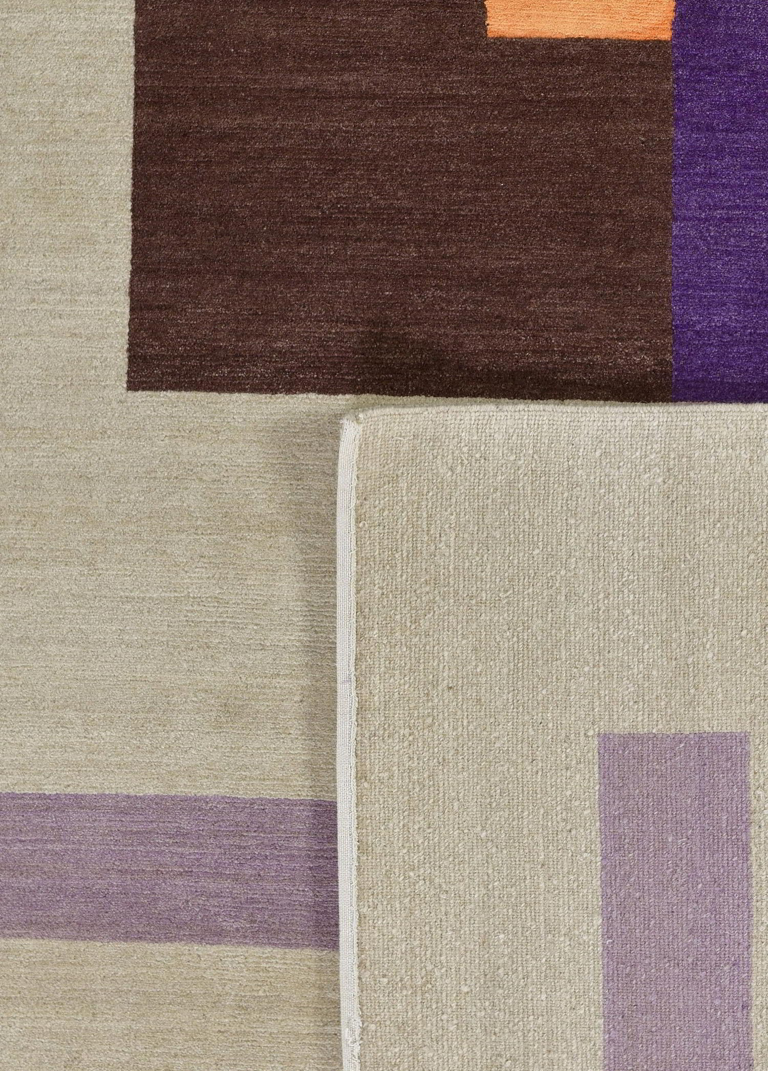 Virelle Hand-Woven Wool and Silk Carpet 278x179 cm