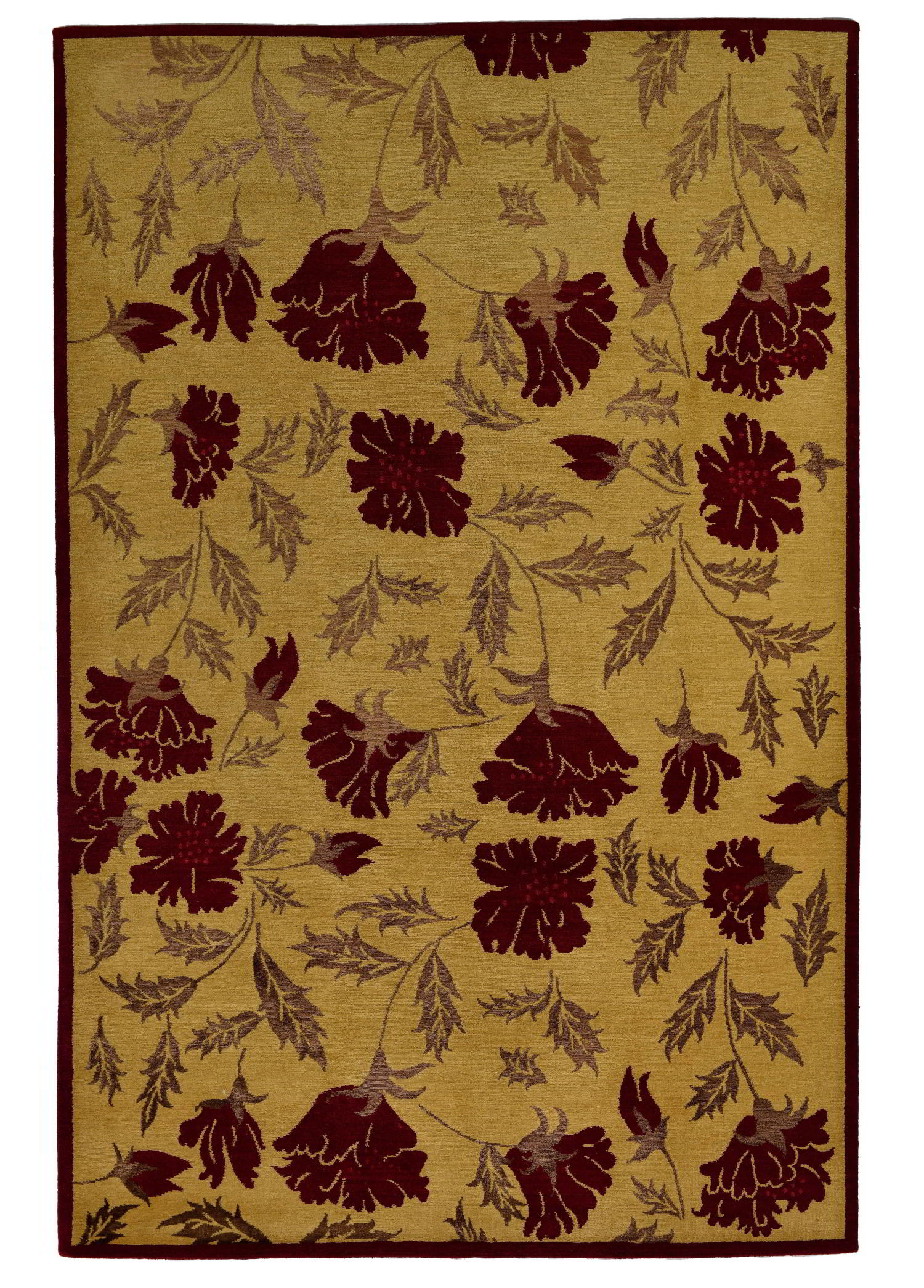 Rosvara Hand-Woven Wool Carpet 271x184 cm