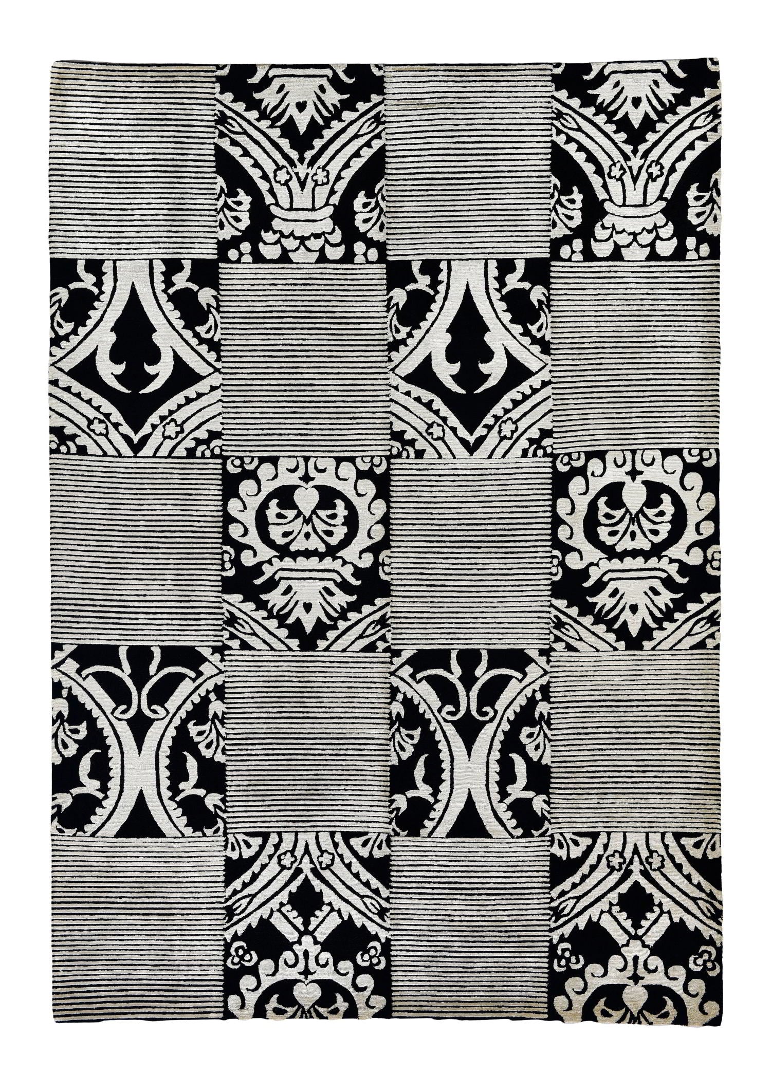 Noctis Hand-Woven Wool and Silk Carpet 244x175 cm