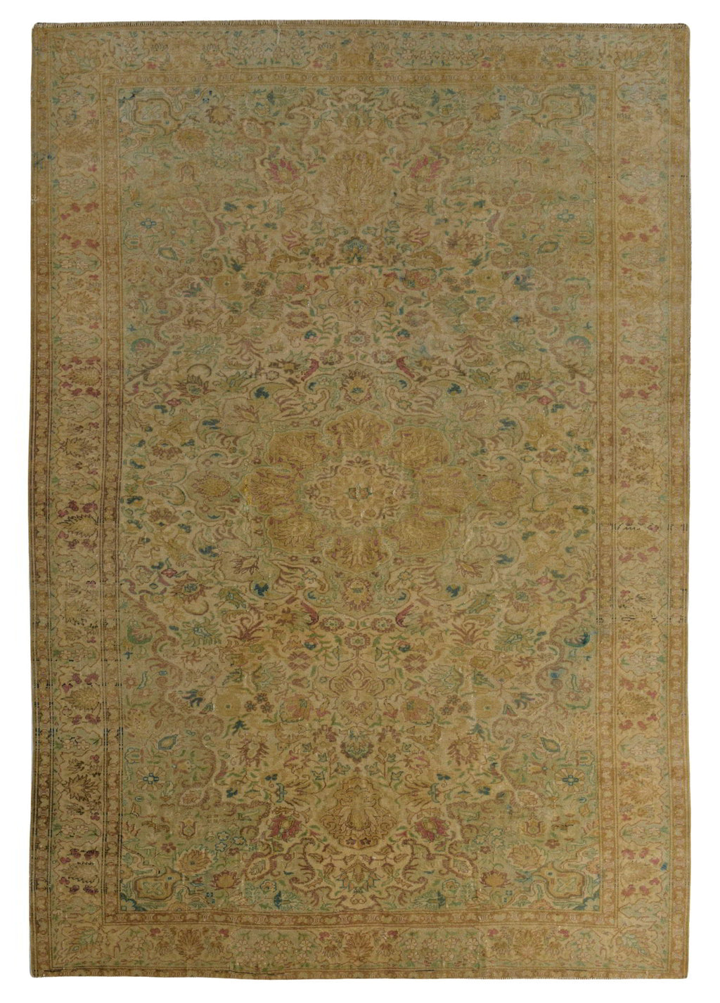 Areshvan Vintage El Dokuma Yün Halı 283 x 201 cm