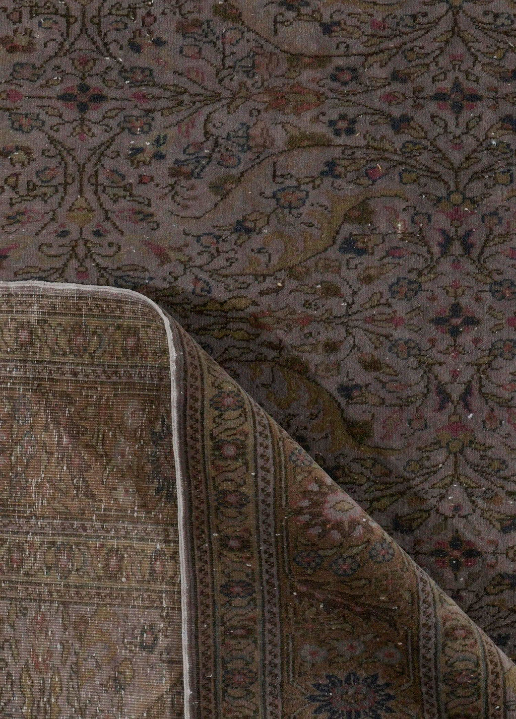 Vintage El Dokuma Yün Halı 290 x 202 cm