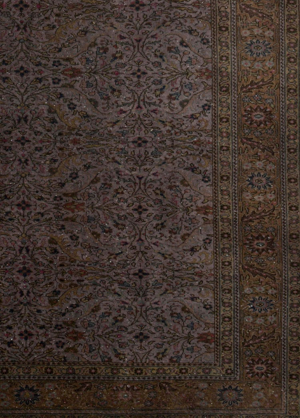 Vintage El Dokuma Yün Halı 290 x 202 cm