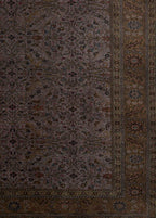 Vintage El Dokuma Yün Halı 290 x 202 cm