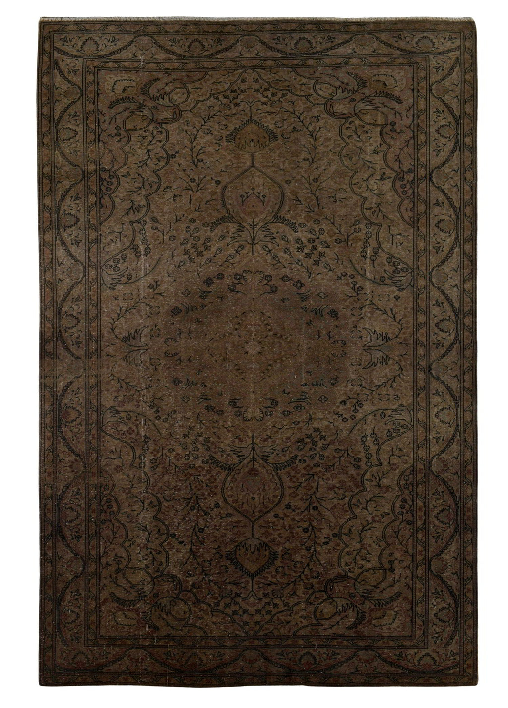 Darveth Linen Vintage El Dokuma Yün Halı 292 x 197 cm