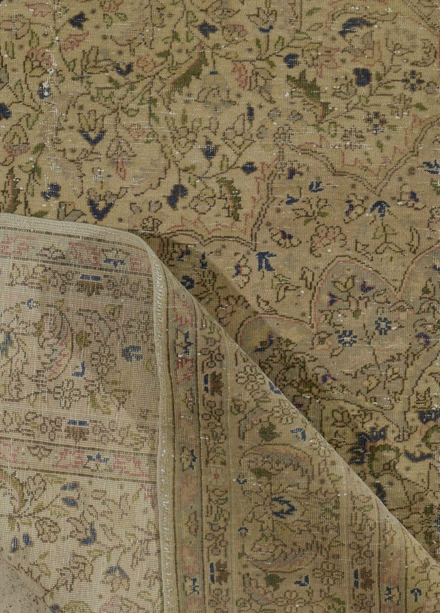 Shahmir Sand Vintage El Dokuma Yün Halı 315 x 205 cm