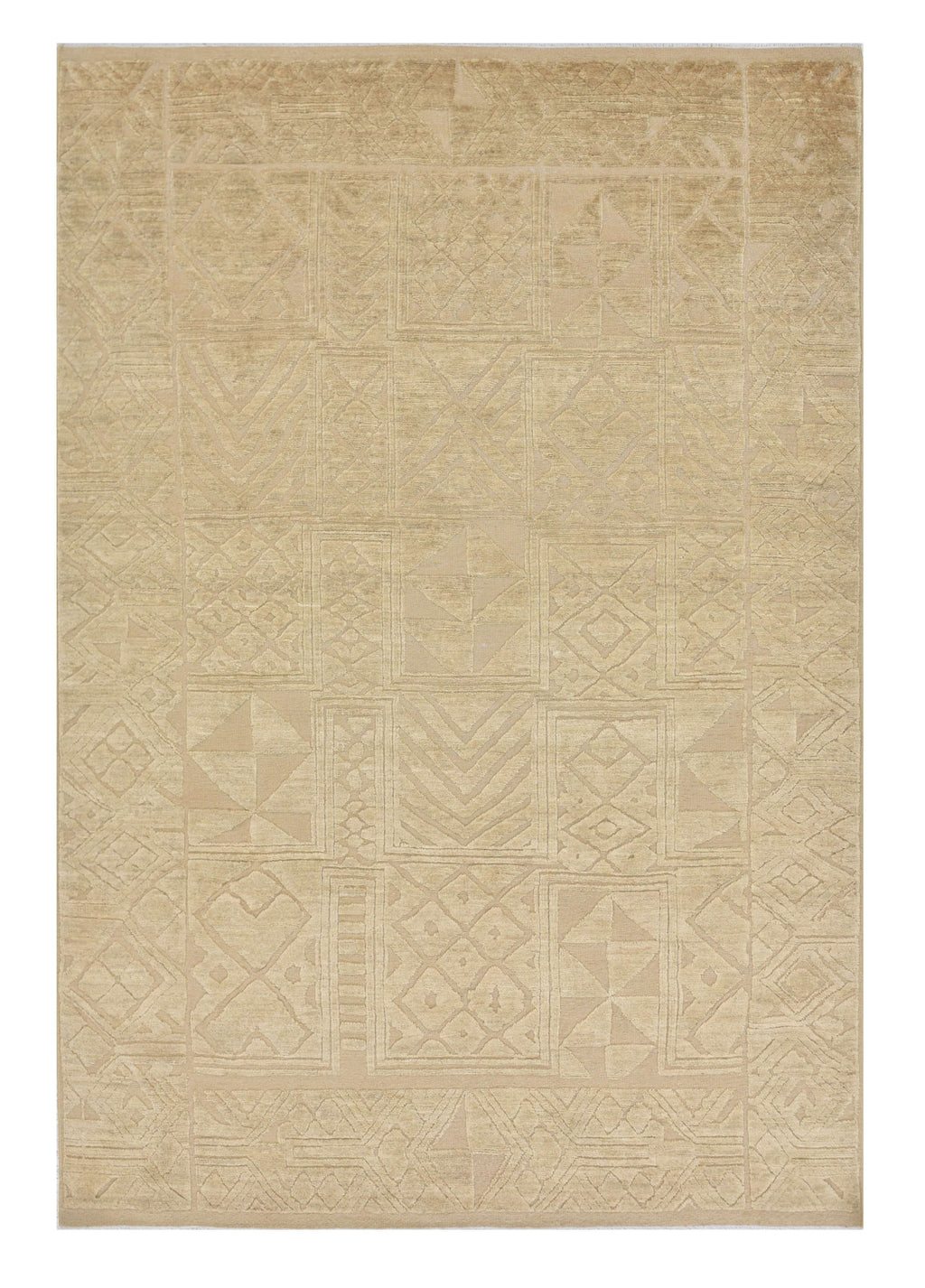 Modura Grid El Dokuma Yün Halı 271 x 184 cm