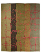 Entwine Rouge El Dokuma Yün ve İpek Halı 299 x 254 cm - Borr Halı