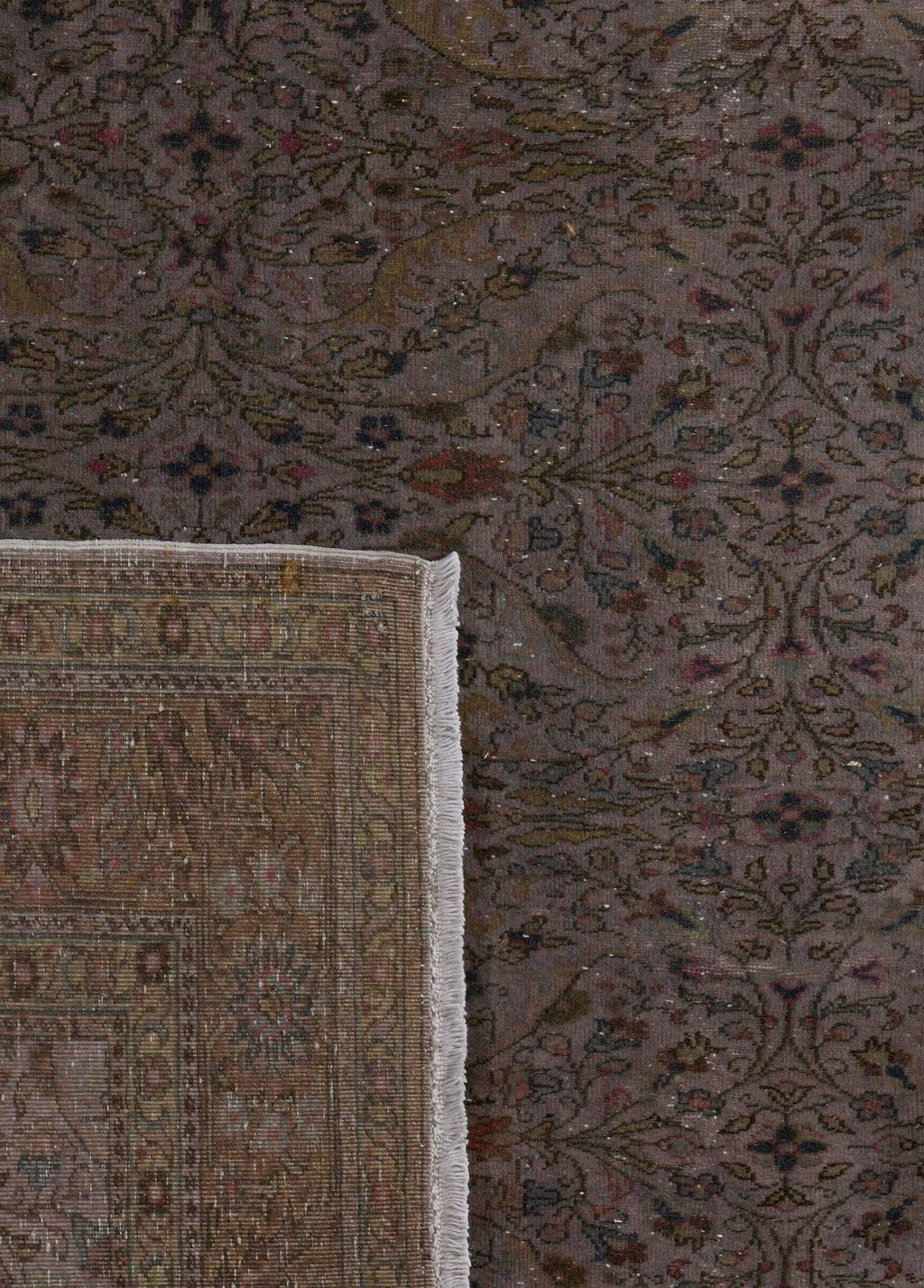 Vintage El Dokuma Yün Halı 290 x 202 cm