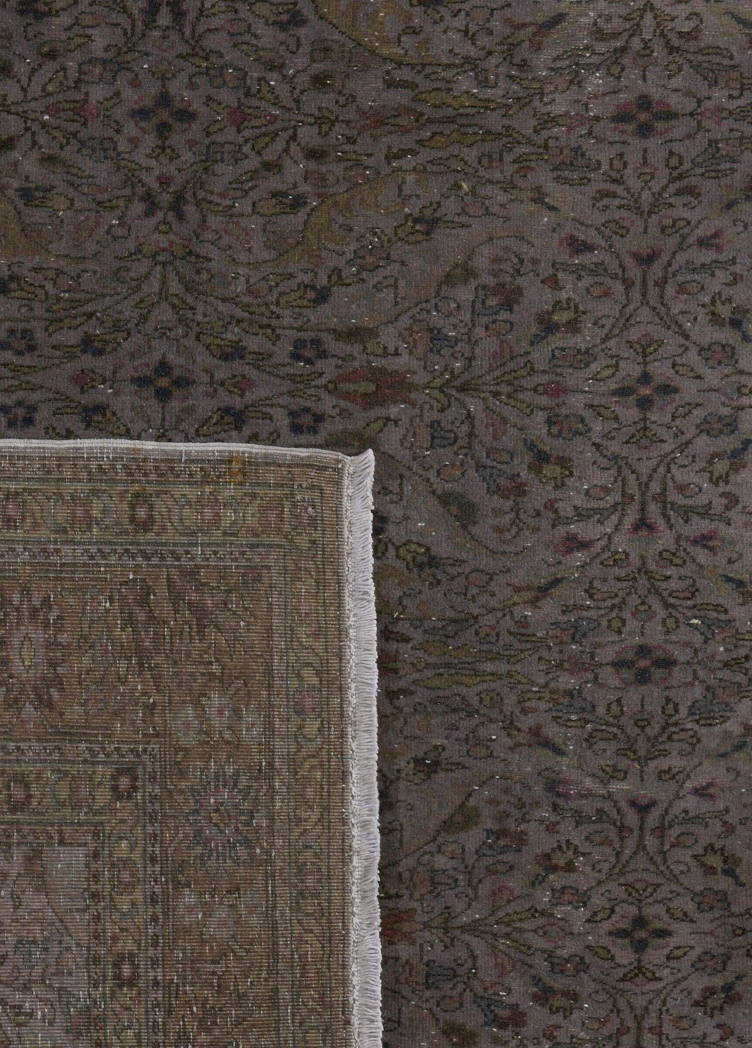 Vintage El Dokuma Yün Halı 290 x 202 cm