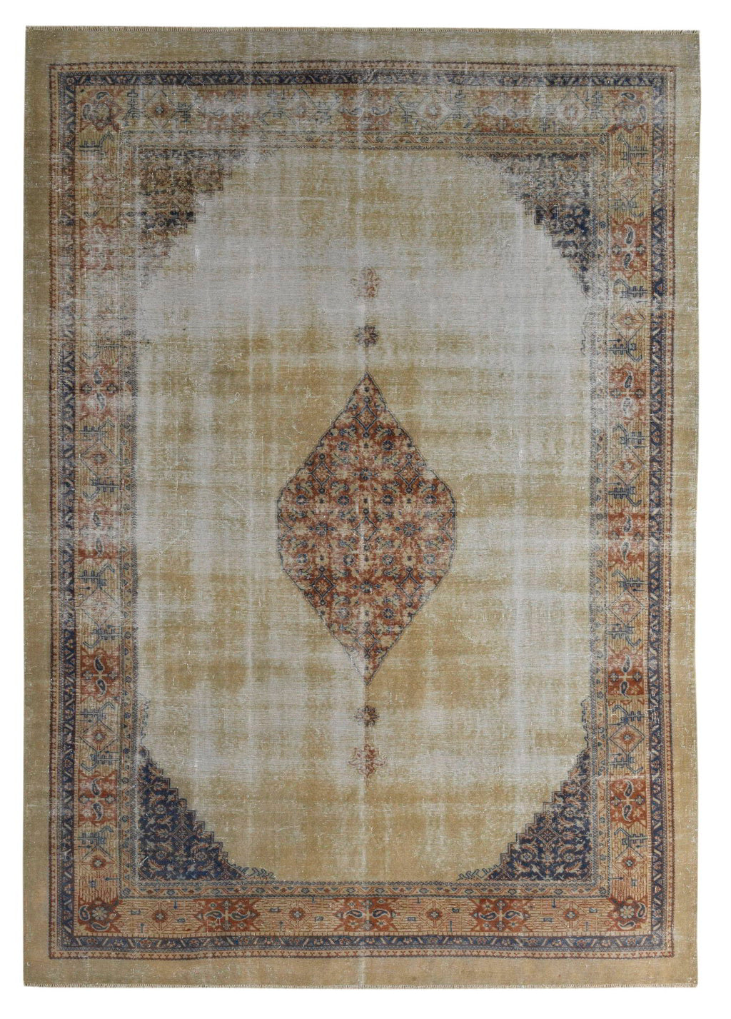 Ushvane Vintage El Dokuma Yün Halı 332 x 243 cm