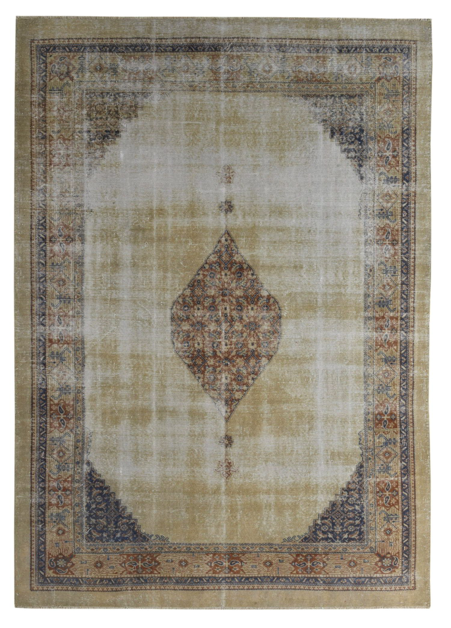 Ushvane Vintage El Dokuma Yün Halı 332 x 243 cm