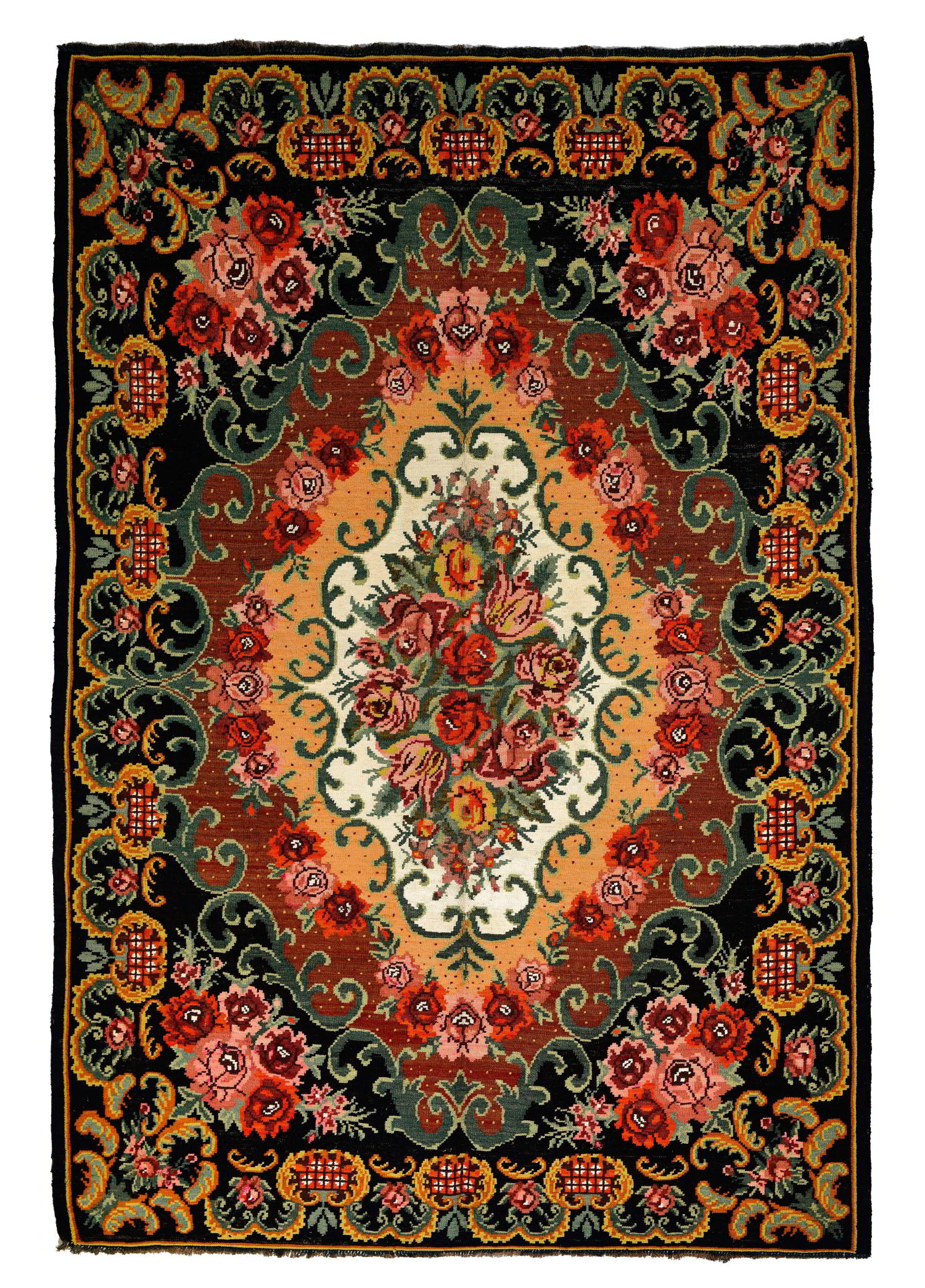 Marcelline El Dokuma Yün Kilim 302x207 cm