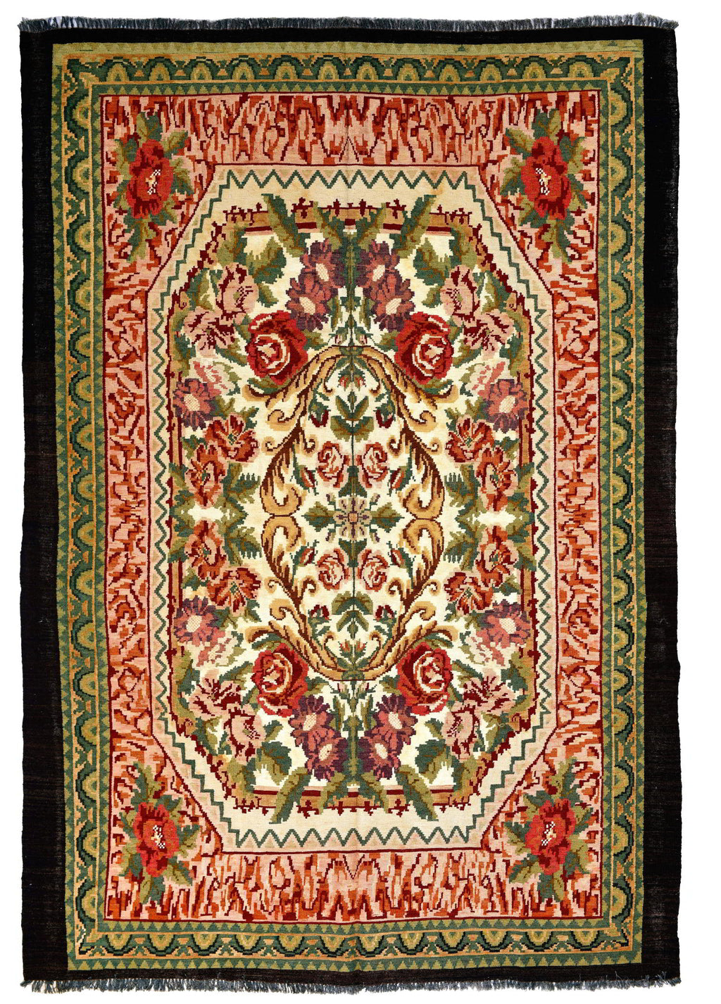 Fiorella El Dokuma Yün Kilim 293x212 cm
