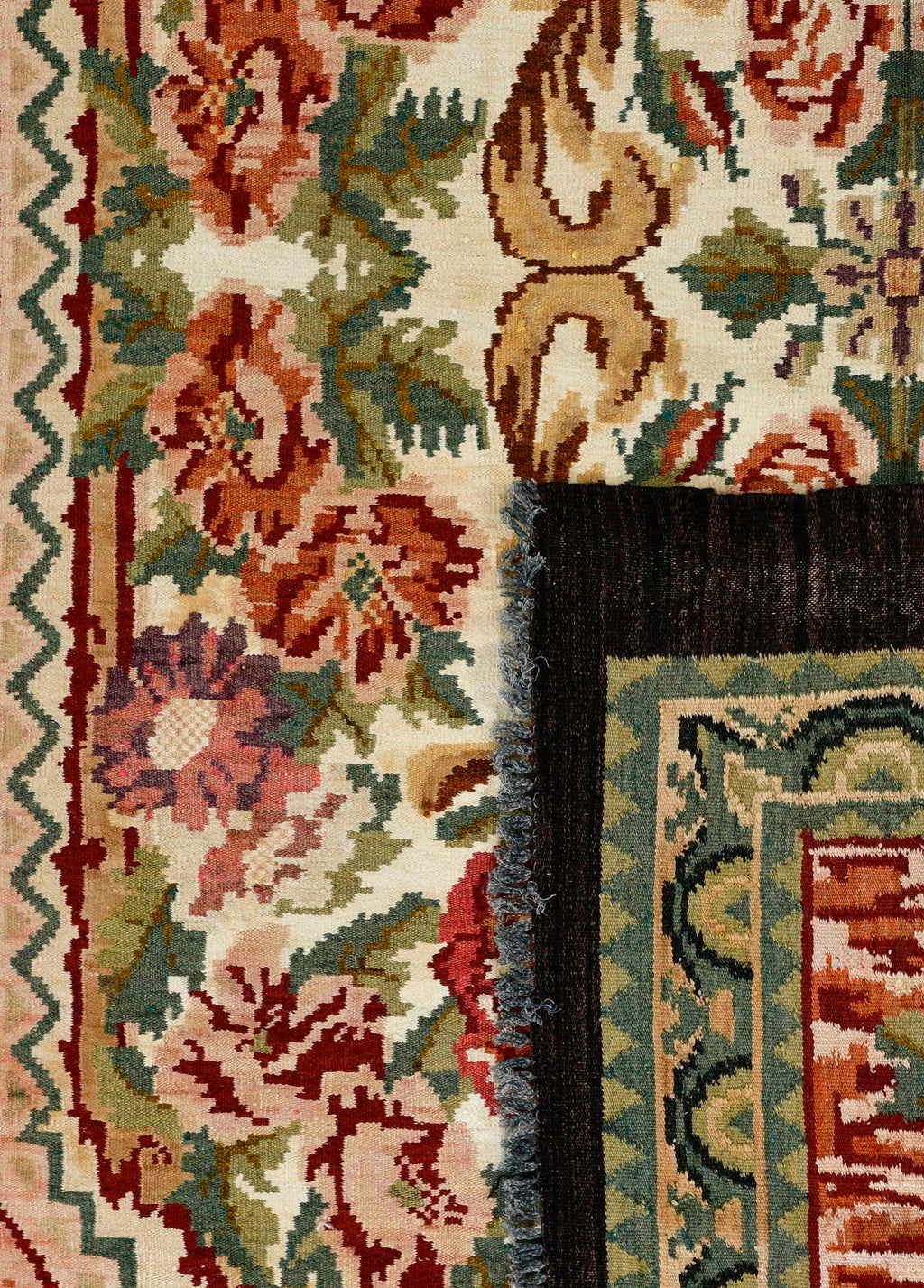 Fiorella El Dokuma Yün Kilim 293x212 cm