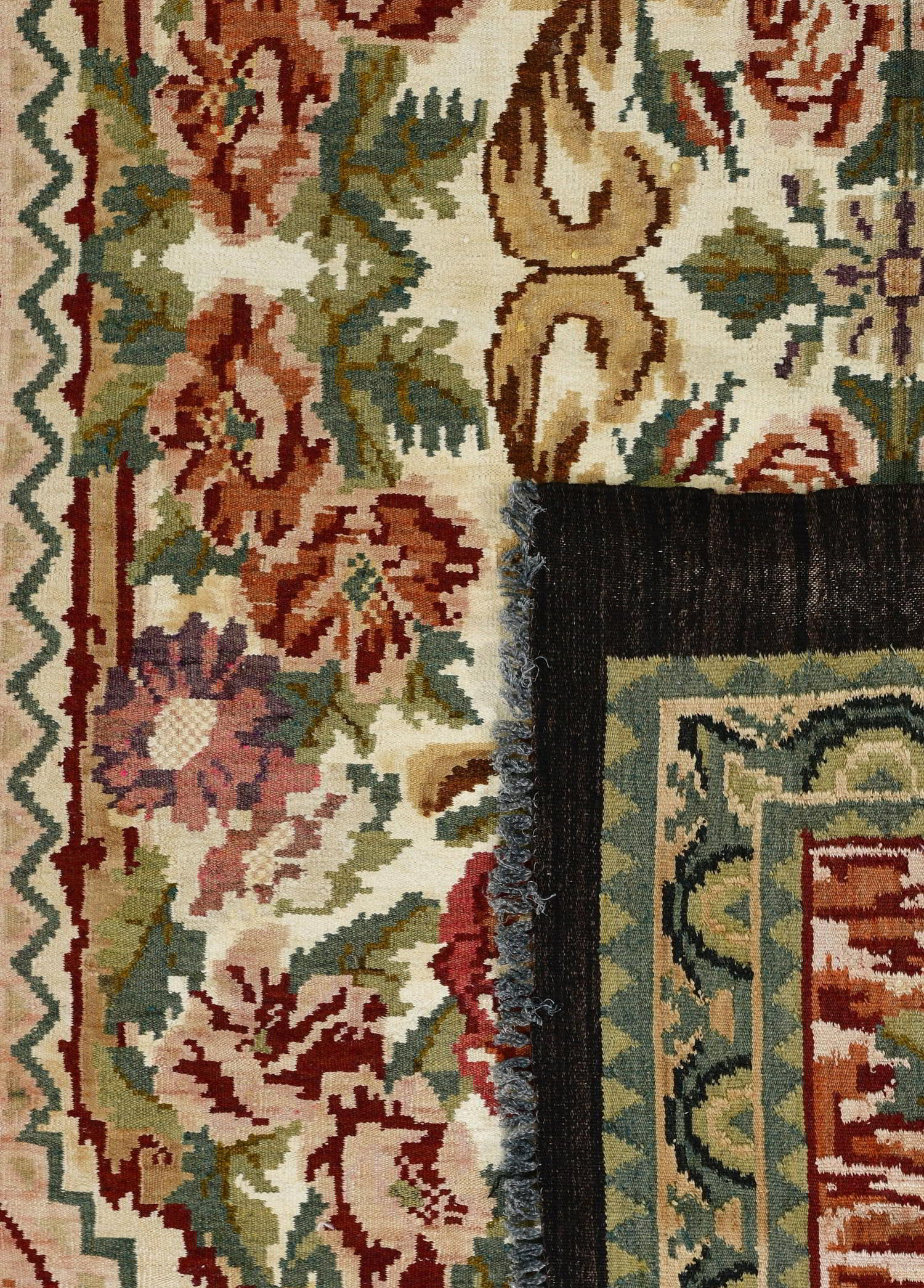 Fiorella El Dokuma Yün Kilim 293x212 cm