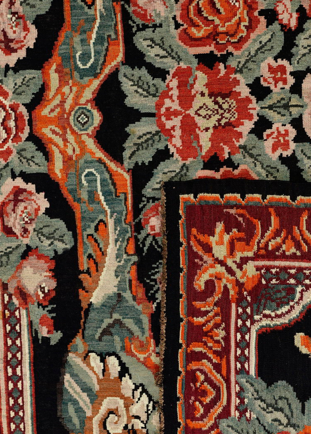 Baronelle El Dokuma Yün Kilim 350x207 cm