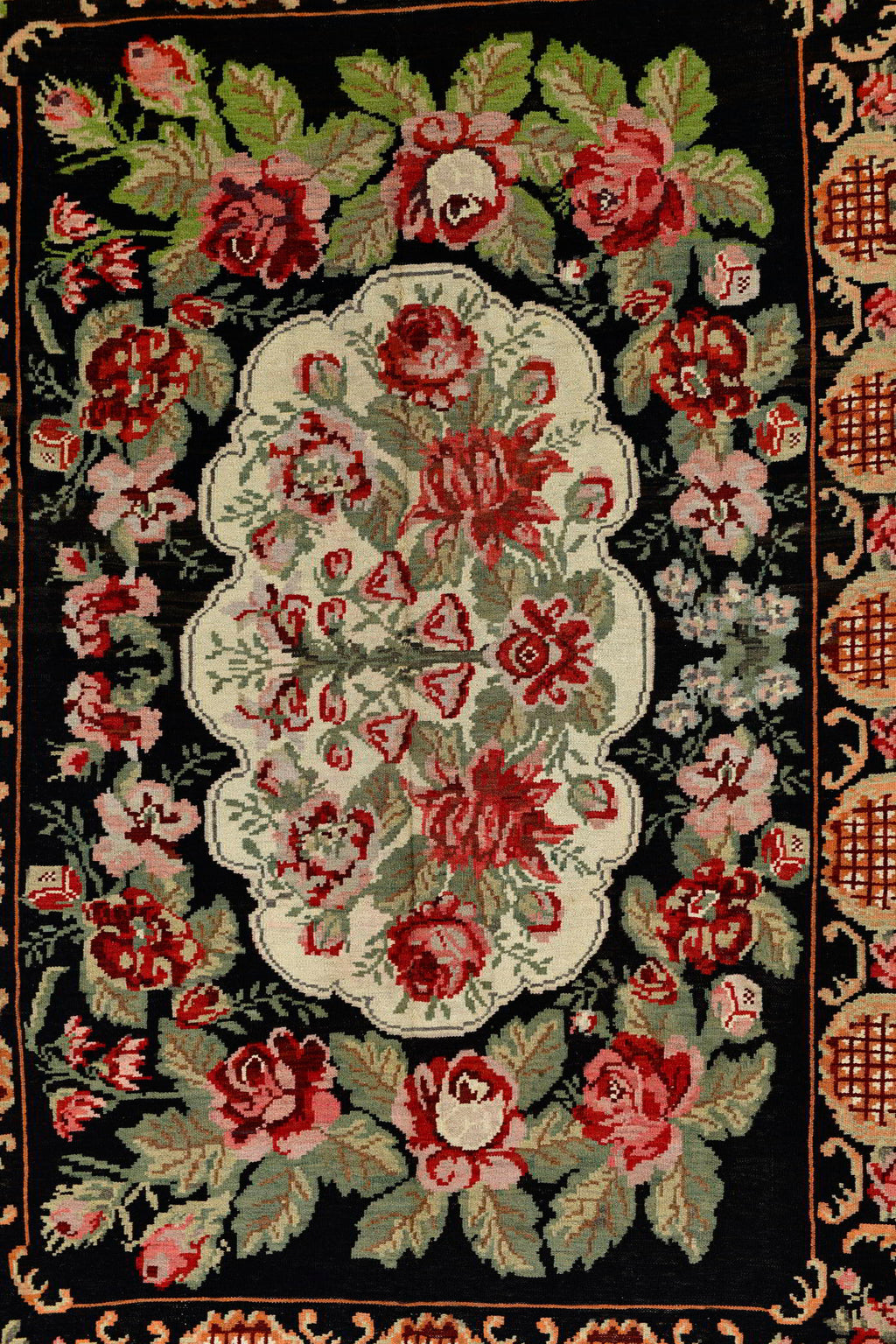 Noirette El Dokuma Yün Kilim 280x195 cm