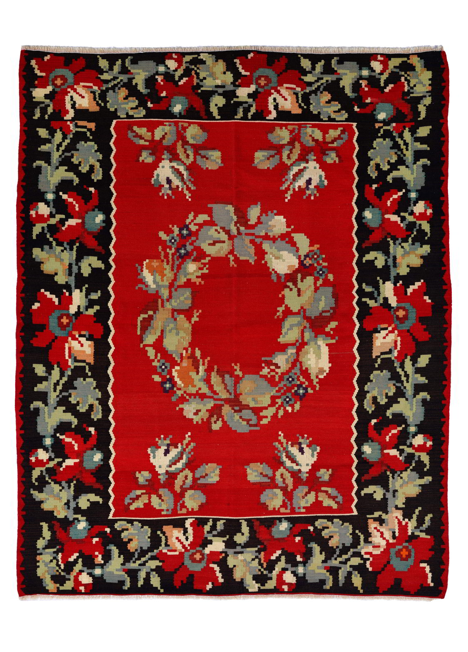 Floriane El Dokuma Yün Kilim 200x155 cm