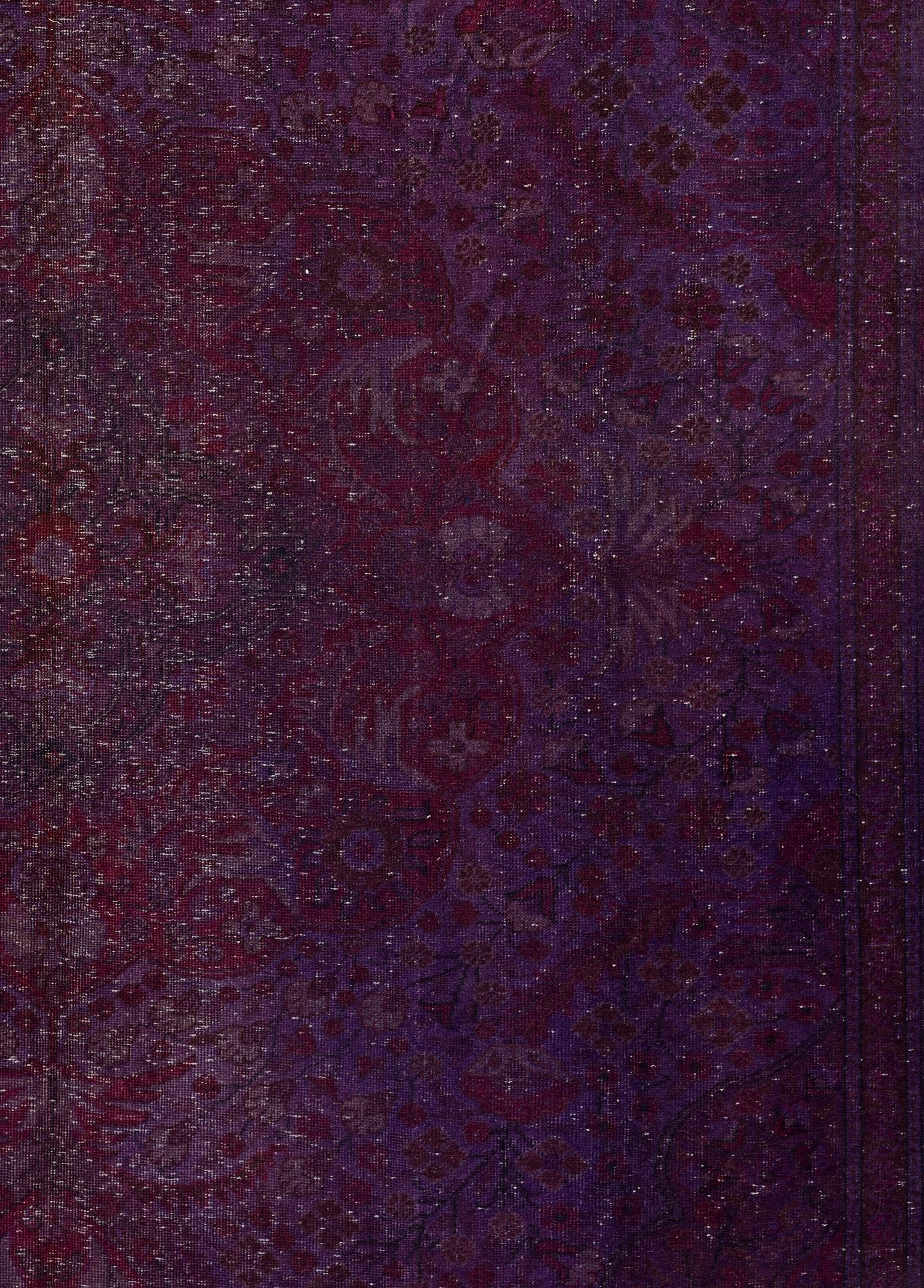 Crimson Medallion Vintage El Dokuma Yün Halı 303x201 cm