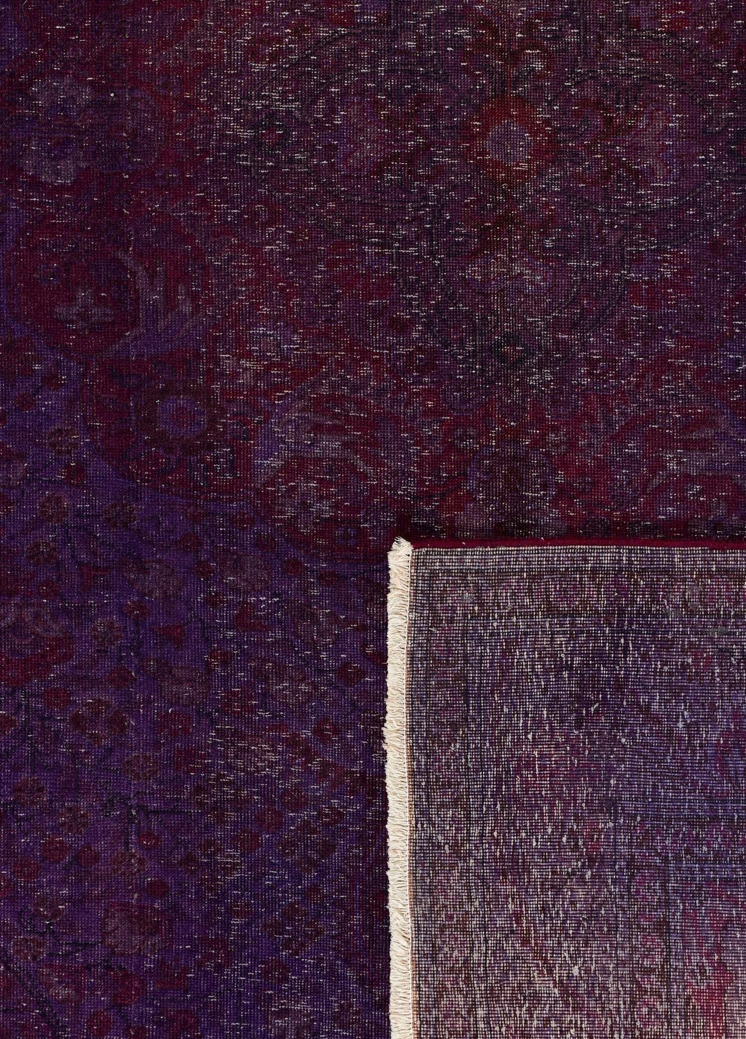 Crimson Medallion Vintage El Dokuma Yün Halı 303x201 cm