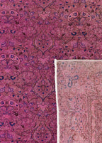 Rose Dust Vintage El Dokuma Yün Halı 291x204 cm