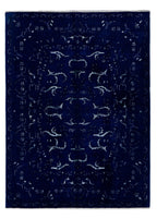 Velmore Hand-Woven Wool and Silk Carpet 202x151 cm