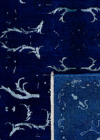 Velmore Hand-Woven Wool and Silk Carpet 202x151 cm