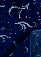 Velmore Hand-Woven Wool and Silk Carpet 202x151 cm