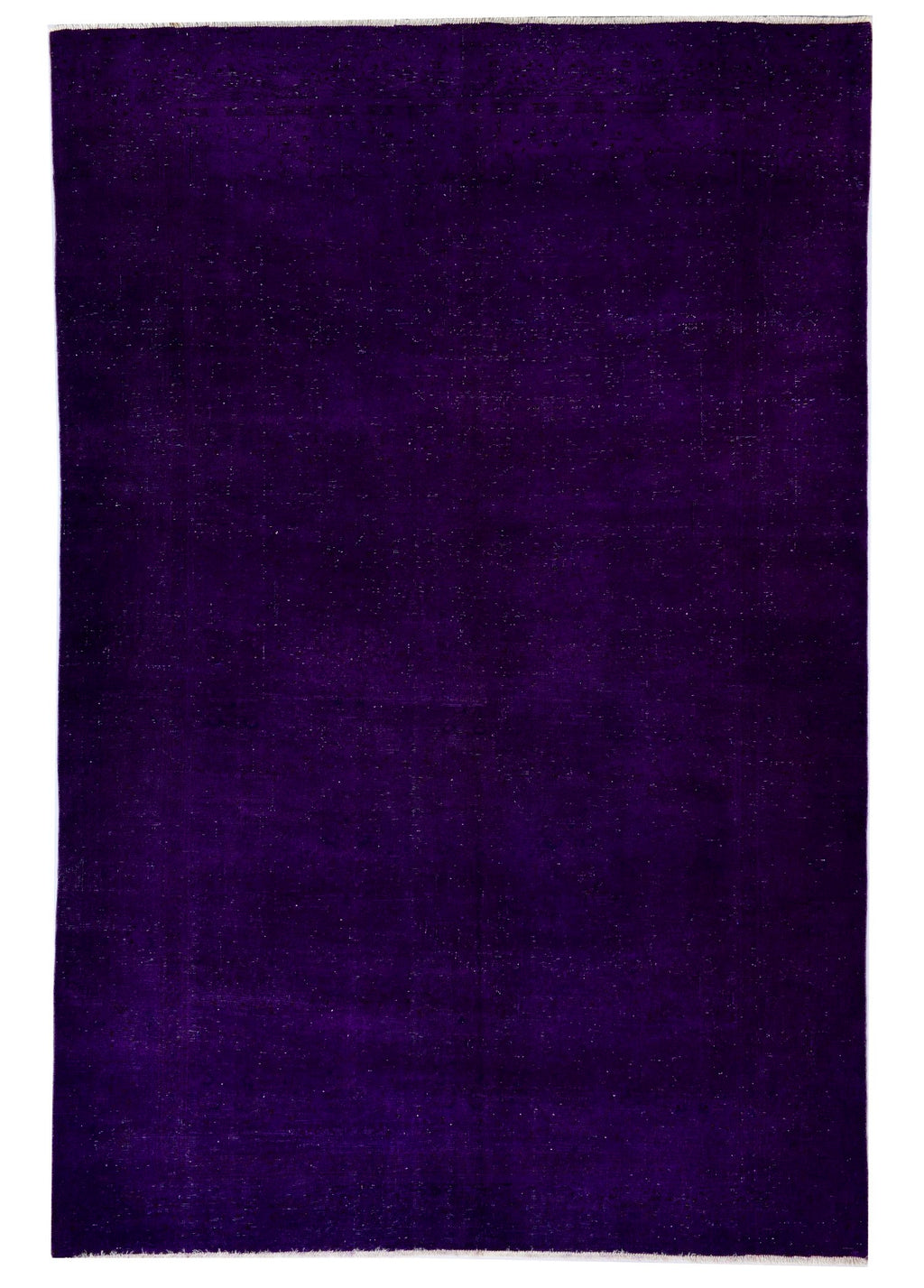 Aubergine Bloom Vintage El Dokuma Yün Halı 287x193 cm
