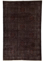 Seljuk Obsidian Vintage El Dokuma Yün Halı 298x193 cm