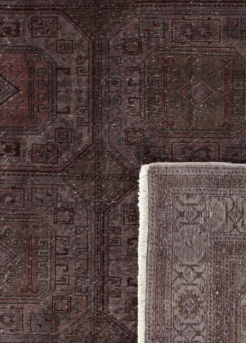 Seljuk Obsidian Vintage El Dokuma Yün Halı 298x193 cm