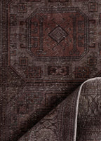 Seljuk Obsidian Vintage El Dokuma Yün Halı 298x193 cm