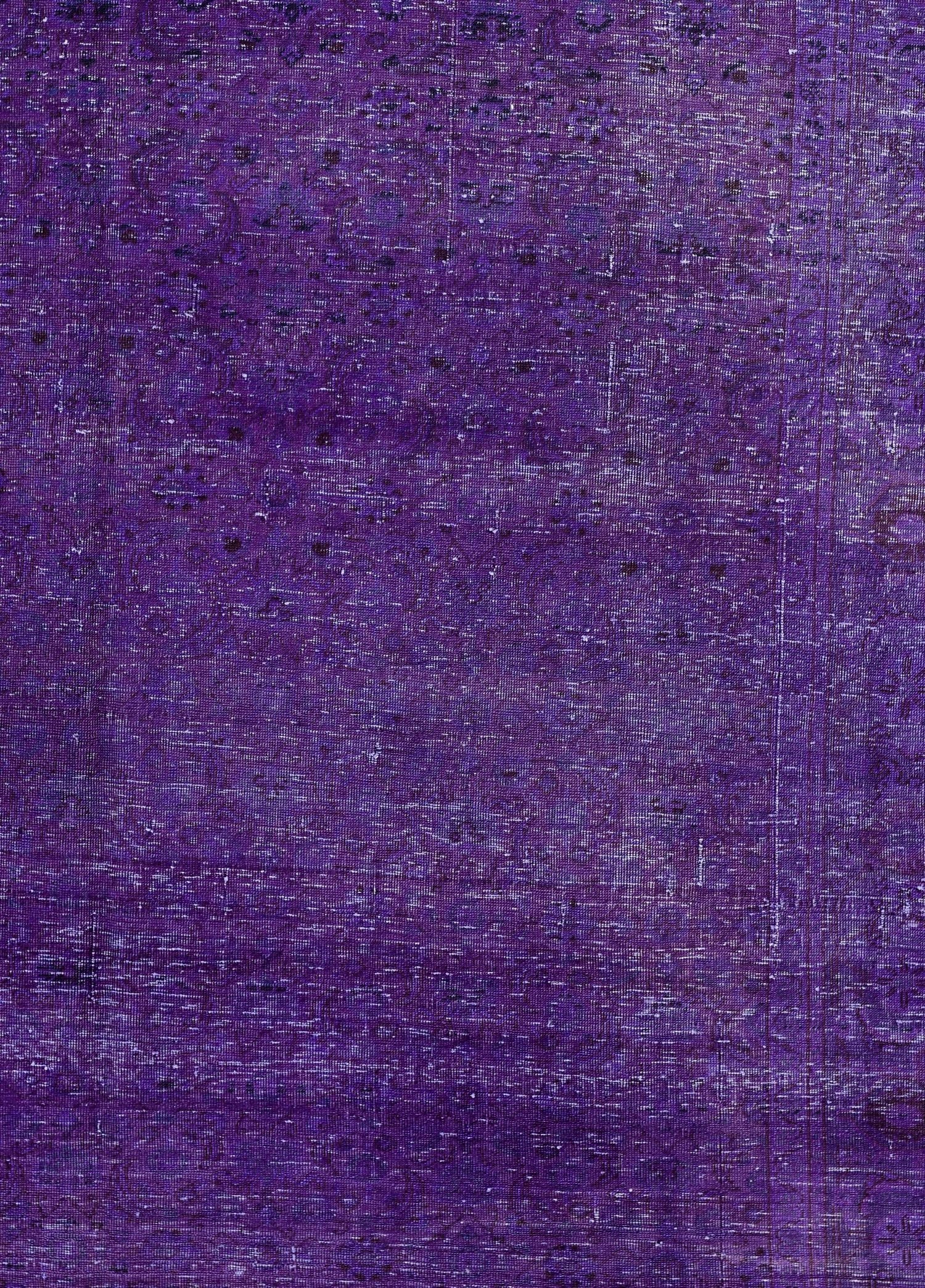 Imperial Plum Vintage El Dokuma Yün Halı 289x194 cm