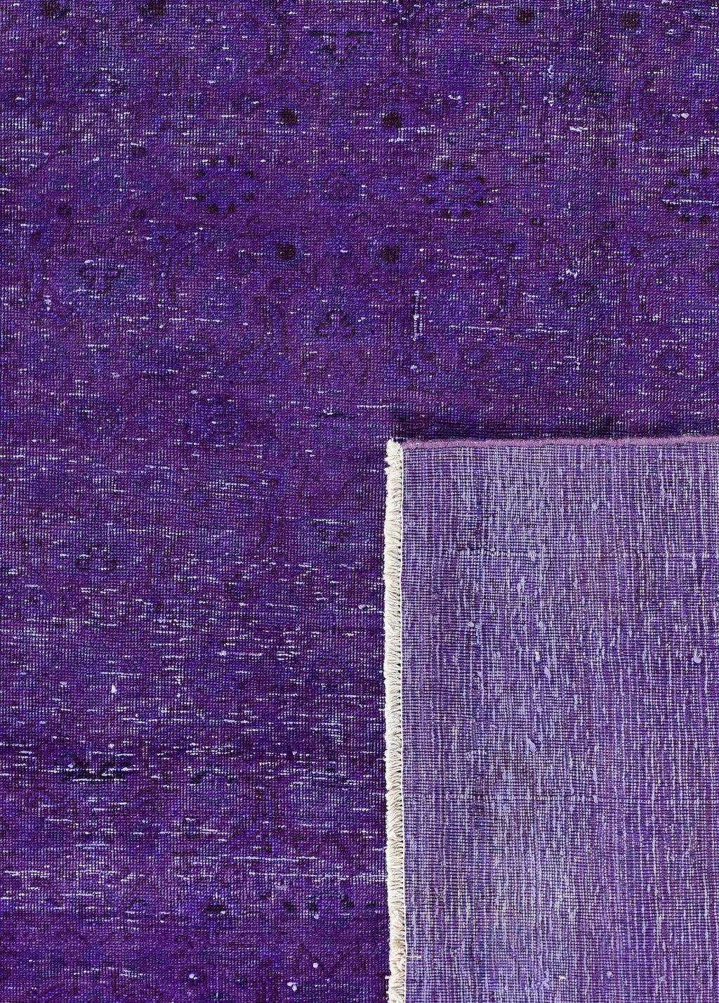 Imperial Plum Vintage El Dokuma Yün Halı 289x194 cm