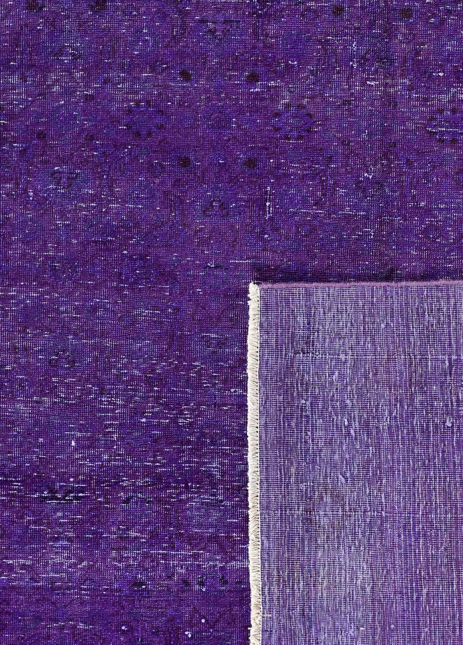 Imperial Plum Vintage El Dokuma Yün Halı 289x194 cm