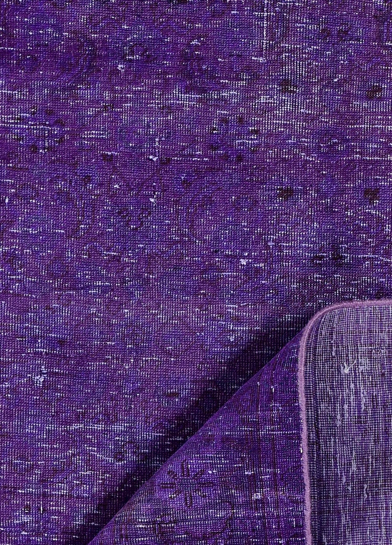 Imperial Plum Vintage El Dokuma Yün Halı 289x194 cm