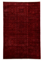 Crimson Majesty Vintage El Dokuma Yün Halı 290x198 cm