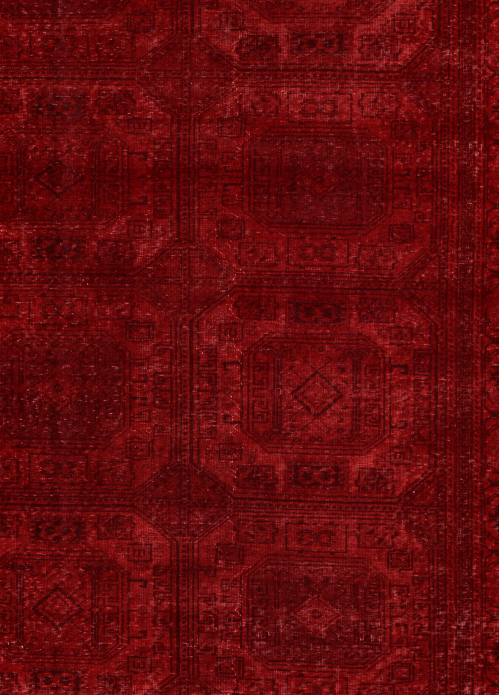 Crimson Majesty Vintage El Dokuma Yün Halı 290x198 cm