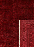 Crimson Majesty Vintage El Dokuma Yün Halı 290x198 cm