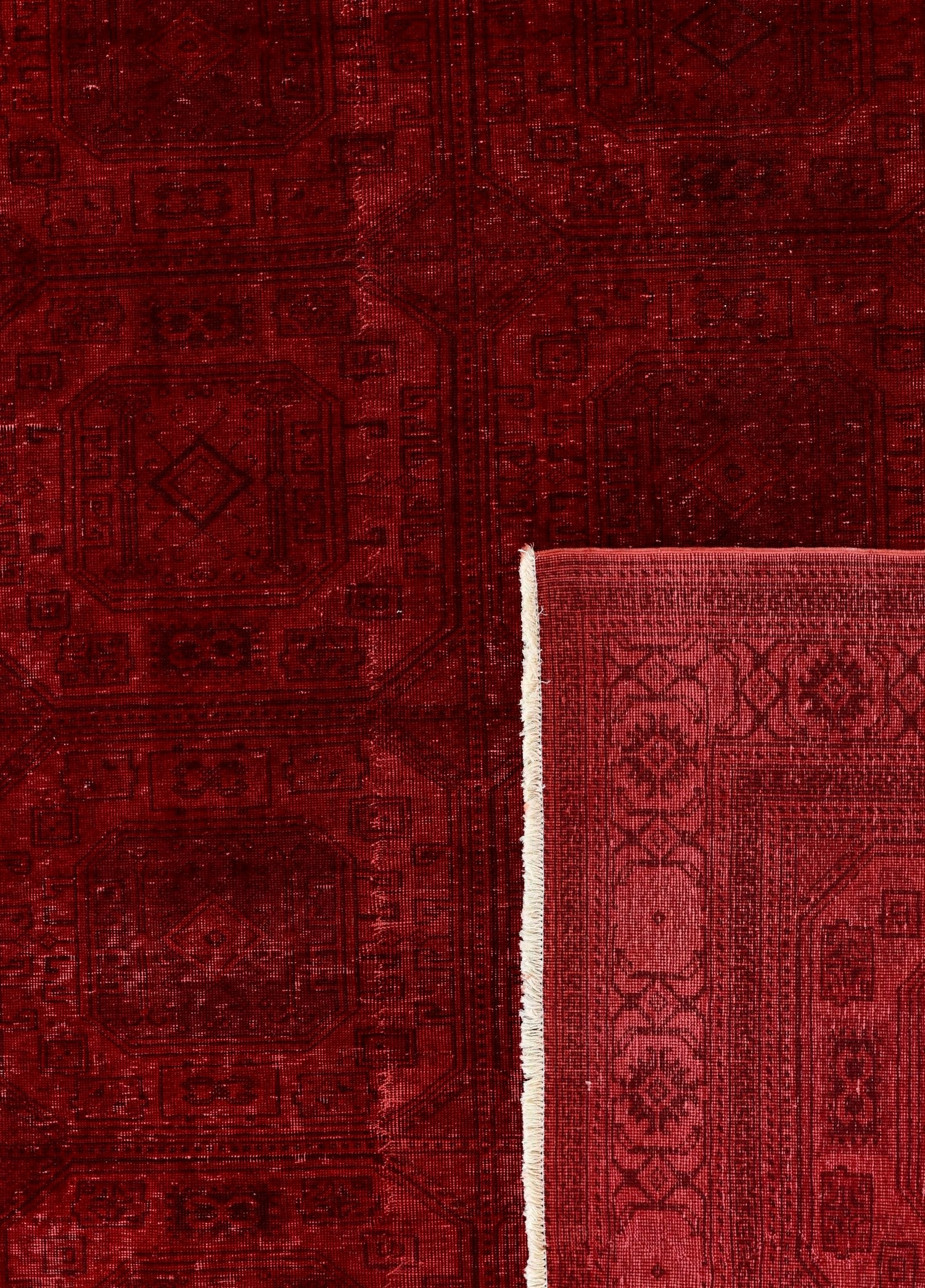 Crimson Majesty Vintage El Dokuma Yün Halı 290x198 cm