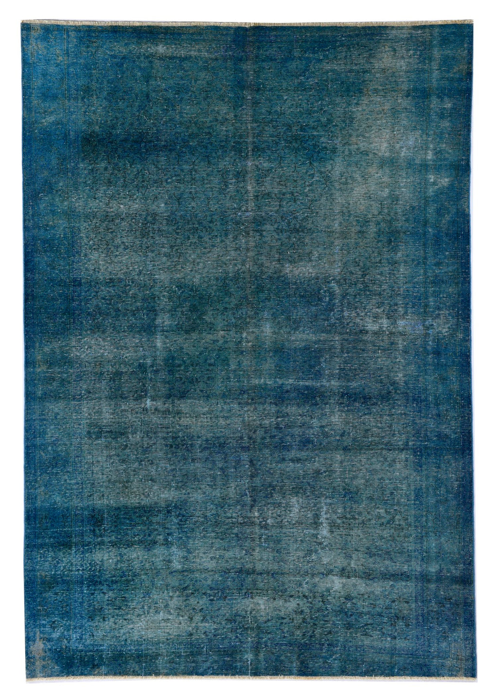 Sapphire Mist Vintage El Dokuma Yün Halı 276x190 cm