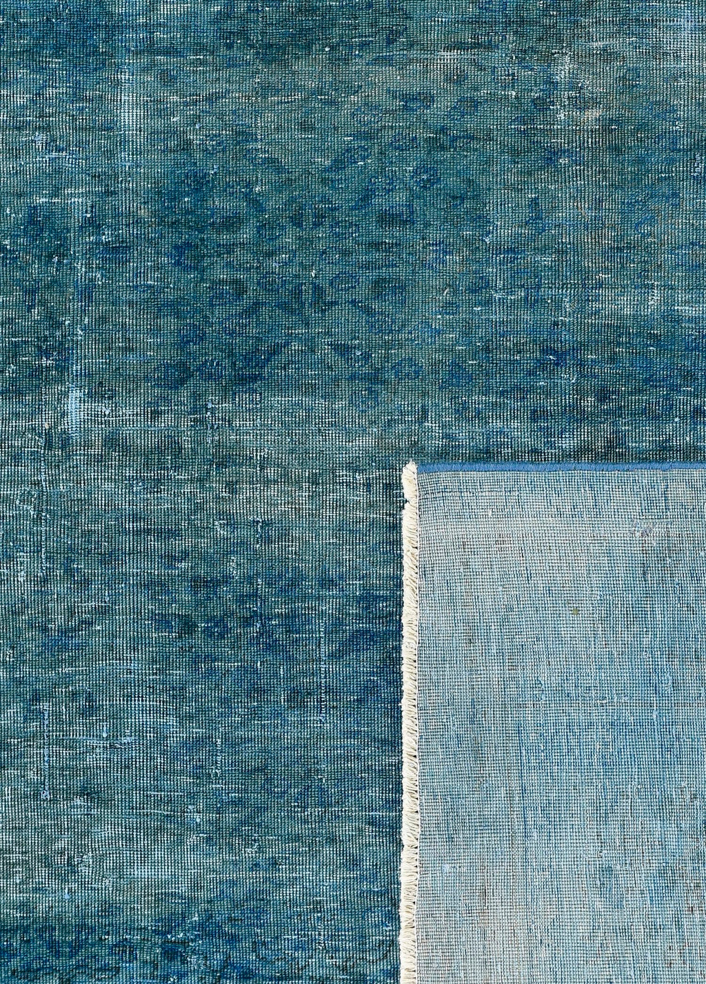 Sapphire Mist Vintage El Dokuma Yün Halı 276x190 cm