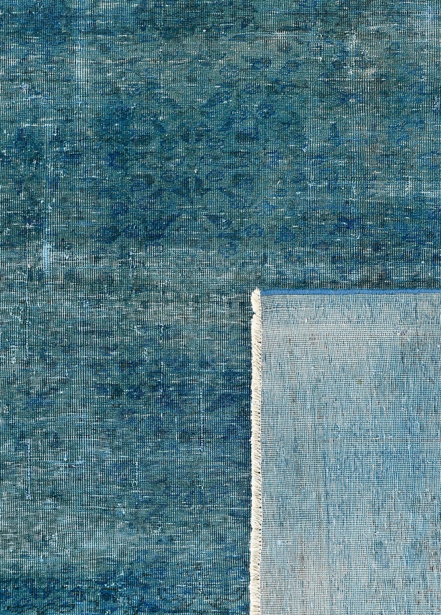 Sapphire Mist Vintage El Dokuma Yün Halı 276x190 cm