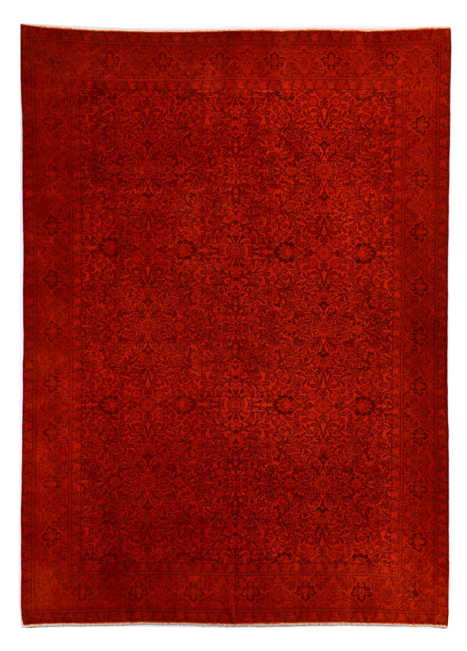 Ottoman Rose Vintage El Dokuma Yün Halı 275x206 cm