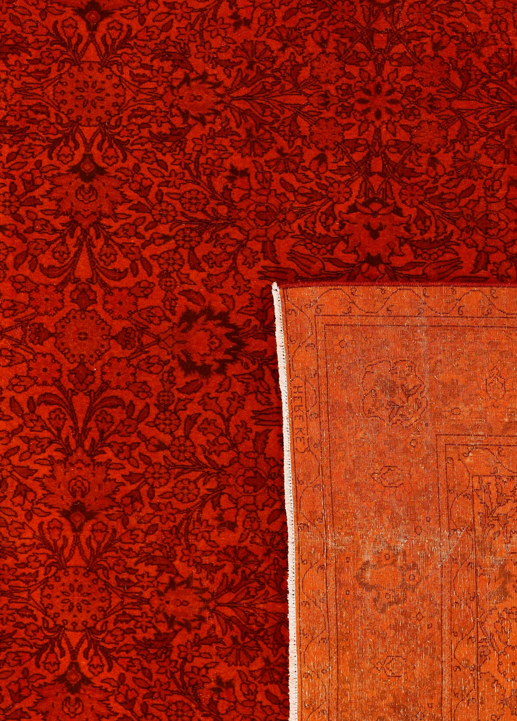 Ottoman Rose Vintage El Dokuma Yün Halı 275x206 cm