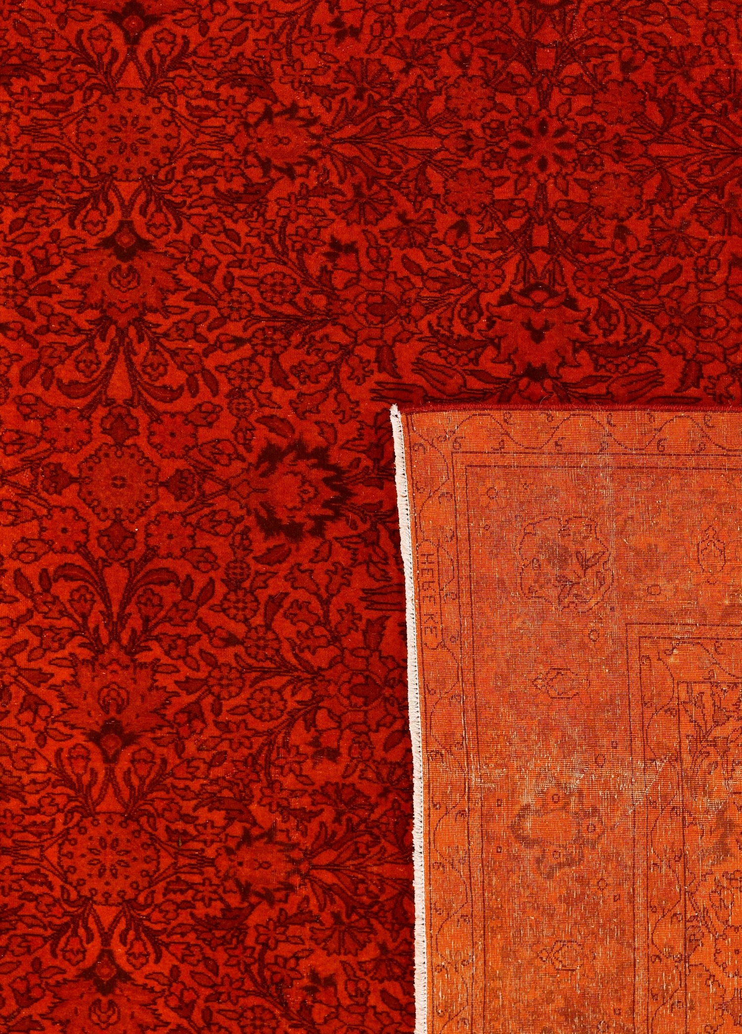 Ottoman Rose Vintage El Dokuma Yün Halı 275x206 cm